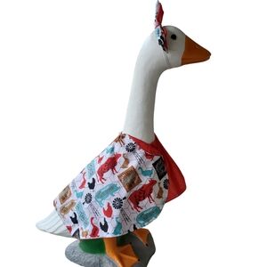 New Homemade Porch Goose Outfit With Bow